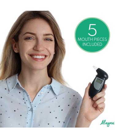 Professional Grade Portable Breathalyzer Alcohol Tester with LCD Screen - Keychain BAC Detector for Personal & Professional Use - Buy Online on GoSupps.com