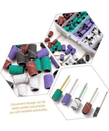 PLAFOPE 1 Set Nail Polish Set Nail Grinding Sanding Bits for Nail Drill Nail Tools Nail Polishing Band Sanding Bands for Nail Mandrel Bit for Nails Nail Bits Manicure Polishing Tape Alloy - Buy Online on GoSupps.com