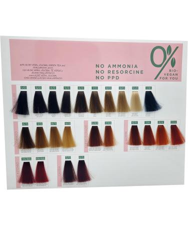 Sevenhair SLU Lejavini 0 Bio Vegan For You 100 ml color 574 natural hair color without ammonia without ammonia 574 light brown chocolate brown 100 ml Paquete de 1 - Buy Online on GoSupps.com