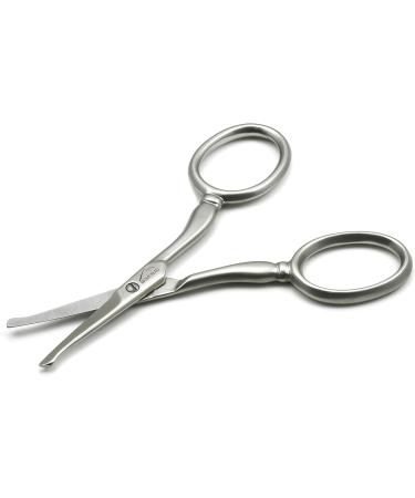 Mont Bleu Italian Made Carbon Steel Ear & Nose Hair Scissors Straight Blades 9 cm - Buy Online on GoSupps.com