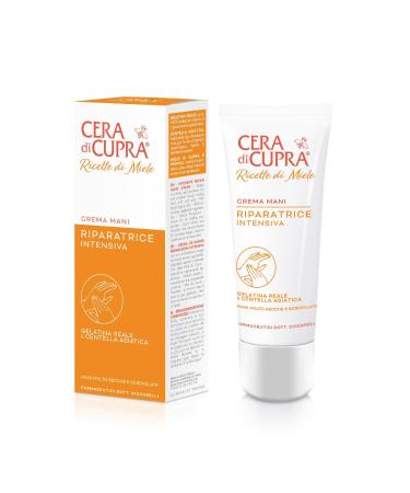 Cera di Cupra, Hand Repair Cream, Designed for Dry and Chapped Hands, Relief of Irritations and Redness, Made in Italy, Dermatologically Tested, 75 ml Tube