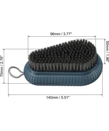 PATIKIL Cleaning Brush PP Bristles ABS Back with Hanging Hole Household Scrubbing for Shoes Sneakers Clothes Blue - Buy Online on GoSupps.com