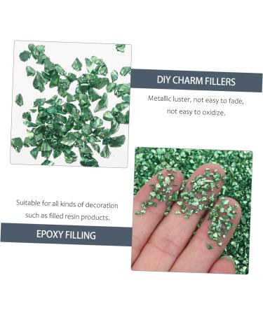 minkissy 1 Glass Chip DIY Charm Fillers Rhinestone for Nails Colored Vases Bulk Flower Vases Colored Glass Vase Colorful Rhinestones Epoxy DIY Nail Art Crushed Glass Irregular Nail Stickers 0.5X0.3cm Green - Buy Online on GoSupps.com