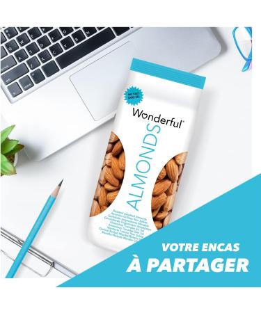 Wonderful Almonds - Amandes non sal es 200g (Lot de 2) Amandes sans sel 200 g (Lot de 2) - Buy Online on GoSupps.com