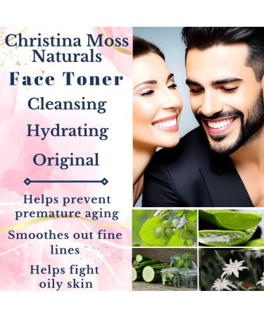 Organic Rose Water Toner - Hydrating Face Mist with Glycerin - Agua de Rosas para La Cara Hidratante - Buy Online on GoSupps.com