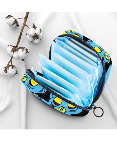 Portable Storage Bags for Women's Bandages - Blue Sugar Dead Head Pattern | Ideal for Teens & Women - Buy Online on GoSupps.com