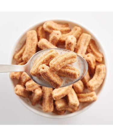 Churros Cinnamon Toast Crunch 19.3 oz Family Size Breakfast Cereal Box - Crispy Cinnamon Flavored Cereal - Buy Online on GoSupps.com