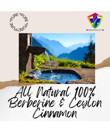 Berberine Supplement 15X Potency Ceylon Cinnamon for Enhanced Absorption & Synergistic Effects. 8 500mg Per Capsule 90 Count (Pack of 1) - Buy Online on GoSupps.com