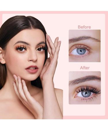 3 Pairs Self-Adhesive Eyelashes Reusable False Eyelashes with Tweezers No Glue Needed Natural Look Like Lash Extensions Waterproof Glueless Eyelashes - Buy Online on GoSupps.com
