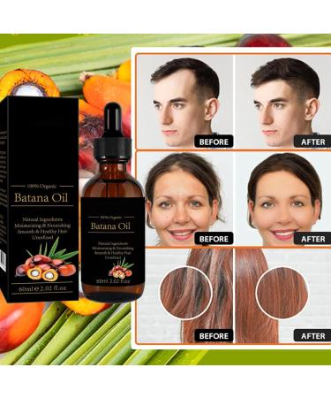Batana Oil For Hair Growth 60ml Natural Batana Oil Prevents Hair Loss Atana Oil For Healthier Thicker Fuller Hair Batana Hair Oil Repairs Damaged Hair & Skin For All Hair Types - Buy Online on GoSupps.com