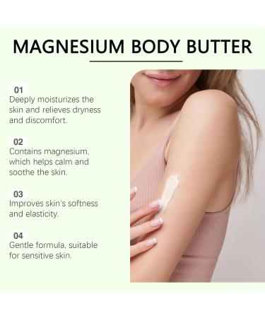 Neuropathy Cream Magnesium Body Butter Magnesium Cream Deeply Moisturizes Skin Keep Soft Smooth Lotion Suitable for All Skin Types (2PC 1) 2PC 4 Ounce (Pack of 1) - Buy Online on GoSupps.com