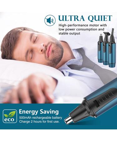 3-in-1 USB Rechargeable Nose Hair Trimmer for Men and Women - Waterproof & Painless - Buy Online on GoSupps.com