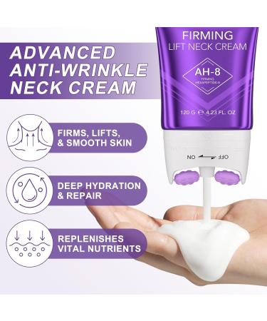 QRZBPZWE AH-8 Firming Neck Cream Firming Improving and Smoothing Skin Comfortable Body Care AH-8 Neck Cream Comfortable Care for Women/Men 4.23 Fl Oz - Buy Online on GoSupps.com