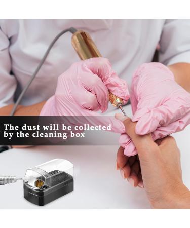 Andibro 2 In 1 Nail Drill Bits Holder 30 Holes Dustproof Nail Bits Organizer Nail Drill Bits Cleaning Brush Case Dustproof Nail Art Drill Bits Stand Display Storage Box Cleaner Manicure Tool (Black) - Buy Online on GoSupps.com