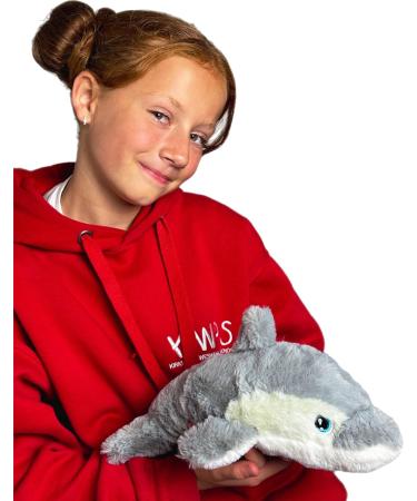 Deluxe Paws Plush Dolphin Eco Toy | 100% Recycled Materials | Soft & Cuddly - Buy Online on GoSupps.com