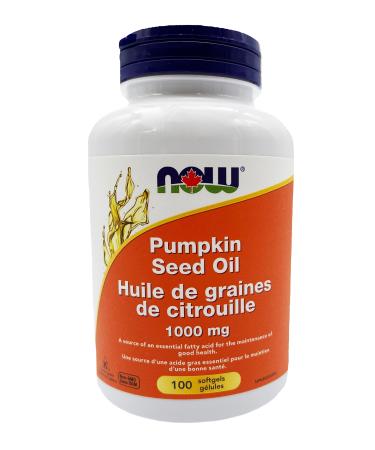 Now Foods Pumpkin Seed Oil 1000 mg 100 Softgels