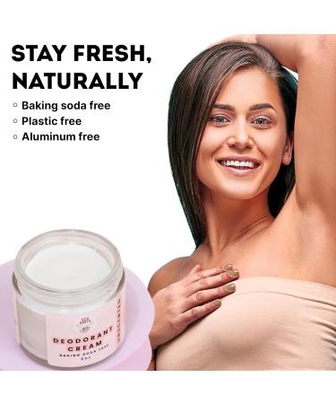 ECO ROOTS Natural Deodorant for Women & Men | Organic Deodorant Cream Non Aluminum | Baking Soda Free Healthy Deoderant for Body & Private Parts | All Vegan Pit Paste Zero Sweat Scent Free Unscented - Buy Online on GoSupps.com