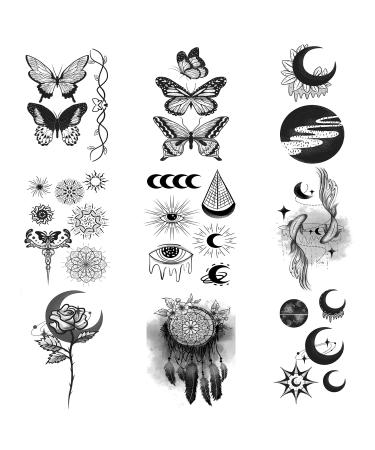 Cerlaza Temporary Tattoos for Women - 29 Sheets of 86 Styles, Long-Lasting Fake Tattoos for Adults - Tatuajes Temporales Body Art Sticker - Buy Online on GoSupps.com