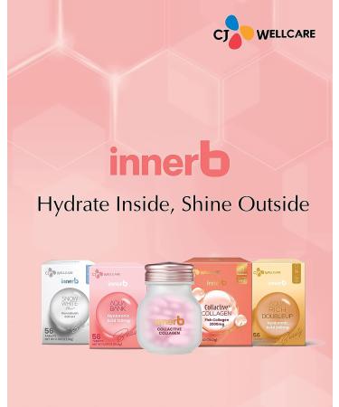 CJ Wellcare Innerb Aqua Bank - 28 Servings for Inner Hydration and Skin Elasticity with Hyaluronic Acid - Buy Online on GoSupps.com