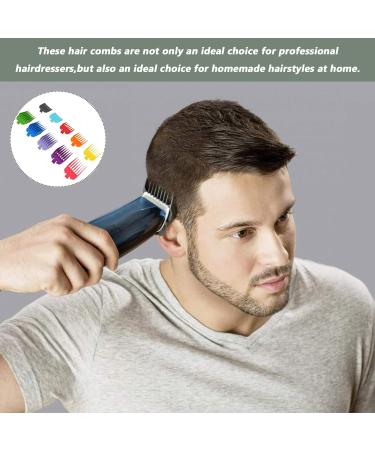 TYVOM 10PCS Clipper Guards Multicolor Hair Clipper Limit Comb Hair Cutting Guides Attachment Limit Replacement Combs Set Hair Clipper Guide Combs for Hairdressing Salons and Home - Buy Online on GoSupps.com