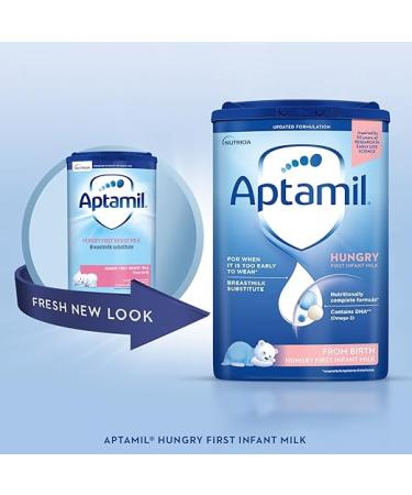 Aptamil Hungry Baby Milk Powder Formula, from Birth, 800g (Pack of 6) - Buy Online on GoSupps.com