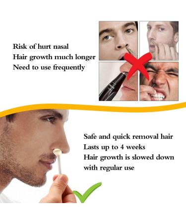 Nose Wax 100g Kit for Men & Women | Easy, Quick & Painless Hair Removal with 30 Safe Tip Applicators | Long-Lasting Results (15-20 Uses) - Buy Online on GoSupps.com