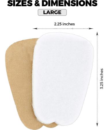 Felt Tongue Pads Cushion for Shoes - Large Size (3 Pair) - Comfortable Shoe Inserts - Buy Online on GoSupps.com