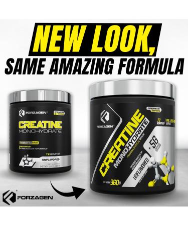Forzagen Creatine Monohydrate Powder 72 Servings - Unflavored, Muscle Performance Booster - Buy Online on GoSupps.com