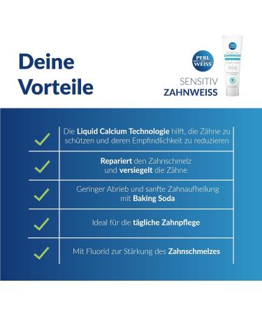  PERL WEISS Perlweiss Sensitiv Teeth Whitening for sensitive teeth 75 ml - Buy Online on GoSupps.com