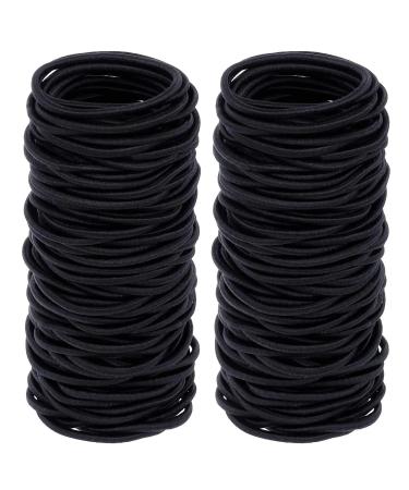 HAIR: Dreams are endless. 100 Pieces of Black Hair Ties for Thick and Curly Hair - Buy Online on GoSupps.com