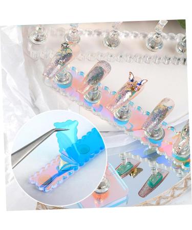 FRCOLOR 1 Set Nail Practice Bracket Nail Display Stand Training Nail Rack Magnetic Holder Nail Tools Magnetic Nail Practice Holder Nail Polish Holder Nail Holders for Nail Painting Base - Buy Online on GoSupps.com