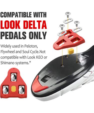 Tacobey Bike Shoe Panels for LOOK Delta Cleats | Indoor Cycling & Racing | Clipless Spinning Shoes | Universal Fit for Men & Women - Buy Online on GoSupps.com