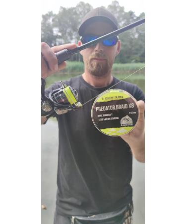 Major Fish Predator Braid 8-Strand Fishing Line - Lemon Yellow 150m 0.08mm 5kg Strength | International Shipping Available - Buy Online on GoSupps.com