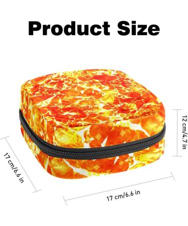 Women's Bonds Storage Pockets Halter Kit Bag - Portable Period Bag with Magma Texture - Ideal Feminine Product for Women & Girls - Buy Online on GoSupps.com