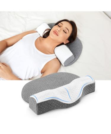 Enlivczom Neck Support Neck Roll Cervical Neck Pillow, Supports The Neck, Relieve Neck Stiff and Sore Neck, Ideal for Spine and Pillow for Neck and Shoulder Pain Dosii