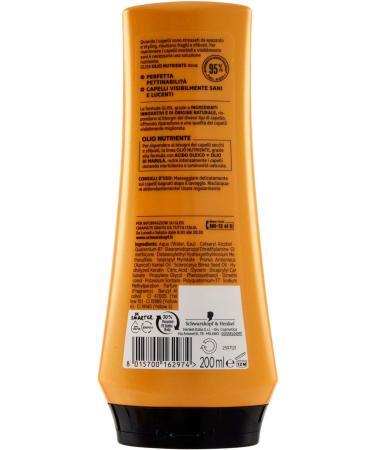  Schwarzkopf Schwarzkopf Gliss Nourishing Balsamo Oil 200ml - Buy Online on GoSupps.com