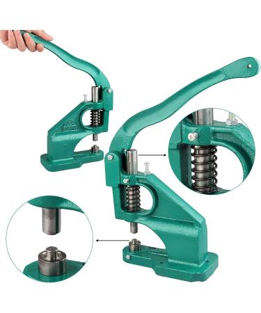 PIAOPIAONIU Hand Press Grommet Eyelet Machine Hole Punch Tool Kit Including Grommet Machine 3 Dies and 2400Pcs Golden & Sliver Grommets 3 PCS Installation Tools for Banner Sign Awning Poster Curtain Type1 - Buy Online on GoSupps.com