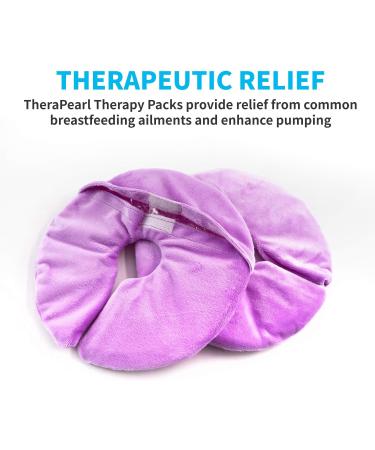 Breast Therapy Ice Pack - Nursing Pain Relief for Mastitis & Nipple Pain - Gel Pad for Breastfeeding & Plugged Ducts - Lactation Pain Relief - Engorgement & Mastitis Relief (Purple) - Buy Online on GoSupps.com