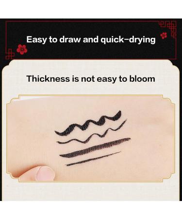 ONLYOILY Waterproof Black Liquid Eyeliner - Precision Miniature Quick-drying & Long-lasting - Ideal for International Shipping - Buy Online on GoSupps.com