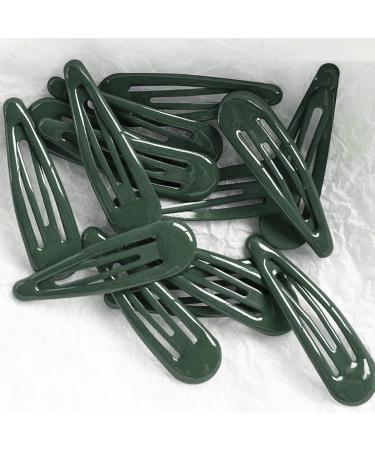 6Pcs 5CM Snap Hair Clips in Bottle Green - School Colours Hair Accessories for Girls & Women - Buy Online on GoSupps.com
