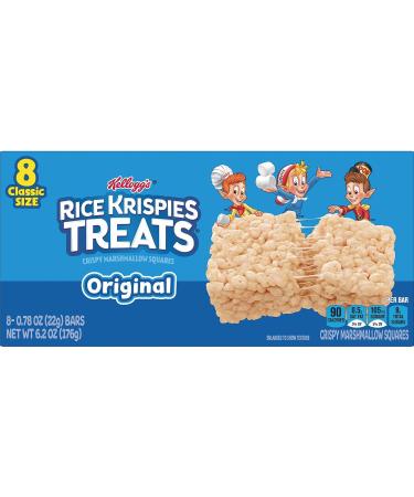 Rice Krispies Treats Crispy Marshmallow Squares Kids Snacks Cereal Bars 96 Bar - Pack Of 12 - Buy Online on GoSupps.com