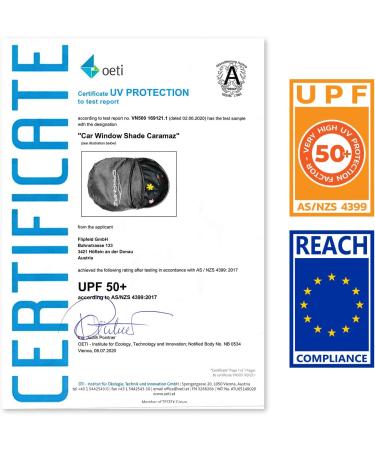Certified UV Protection Car Sun Shade for Baby - Opti Dark 51x31cm - Full UV Protection - Fish Design - Baby Window Shade - Buy Online on GoSupps.com