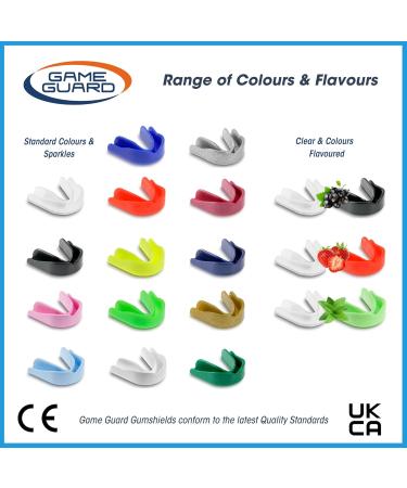 Game Guard Hockey Mouthguard for Kids 8-13 | Transparent Black Currant Flavor | Multi-Sport Protection - Buy Online on GoSupps.com