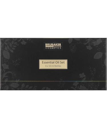 Brubaker 6-Set Essential Oils - Aromatherapy Oils (Patchouli Sage Ylang-Ylang Cardamom Argan Tea Tree) for Diffusers & Body Care - 10 ml Each - Buy Online on GoSupps.com