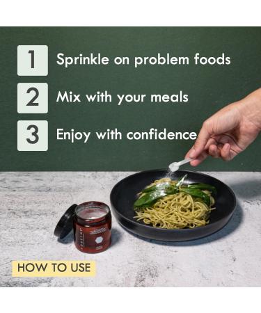 FODZYME 60 Dose Home Kit | Effective Digestive Relief from Bloating Gas & Constipation | Enzymes for Onion Garlic Dairy & More - Shop Now - Buy Online on GoSupps.com