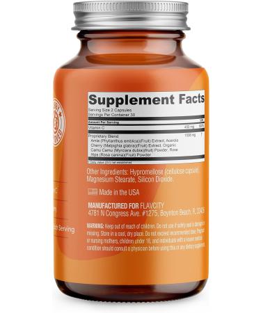 FlavCity C-Ya Later! Vitamin C Supplement - 30-Day Supply (60 Capsules) - Buy Online on GoSupps.com