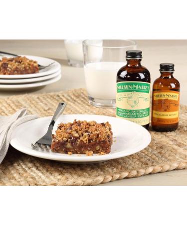Nielsen Massey Organic Madagascar Vanilla 60ml - Premium Gourmet Flavoring for Baking & Cooking | International Shipping Available - Buy Online on GoSupps.com