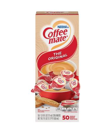 Nestle 35110 Coffee-Mate Original Flavor Creamer, Single Serve Portions, 50/Box