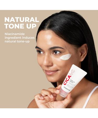 DERMAFIRM CICA AC Tone Up Cream 1.69 oz | Centella Asiatica Face Cream for Dry & Sensitive Skin | Korean Skincare Beauty Product Facial Moisturizer | K Beauty Skin Care Tone Up Cream for Women & Men - Buy Online on GoSupps.com