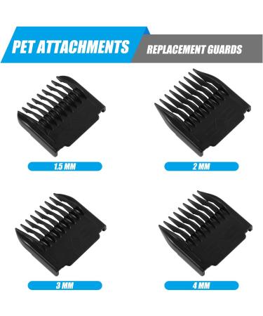 Wusuker Replacement Blade for All oneisall & HOLDOG Dog Grooming Clippers Snap-in Replacement Blades Fit for Most Low Noise Dogs Cats Grooming Clipper (2 Pack Blade + 4 Pcs Guards) - Buy Online on GoSupps.com